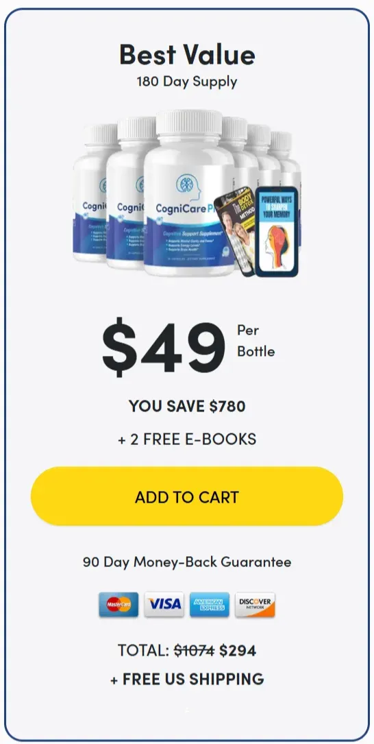 CogniCare Pro-6 bottle price