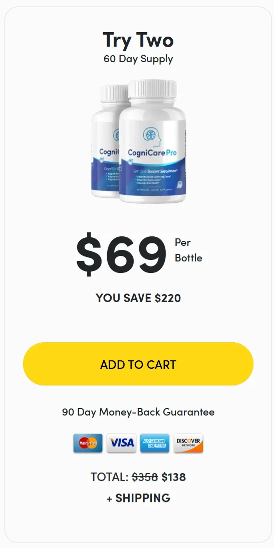 CogniCare Pro-2 bottle price